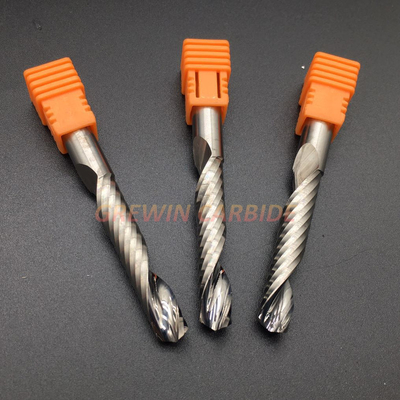 Acrylic Aluminum Cutting End Mills For Engraving CNC Single Flute