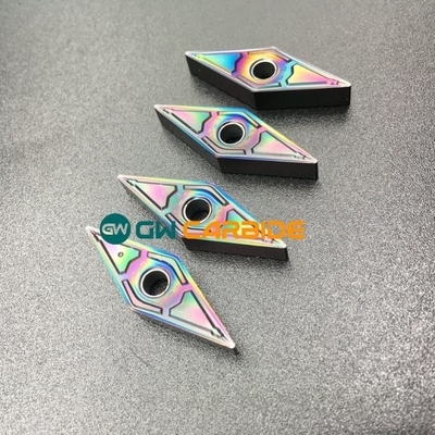 Tungsten Carbide CNC Cutting Insert VNGG 160404-GF QS5105 PVD Coating