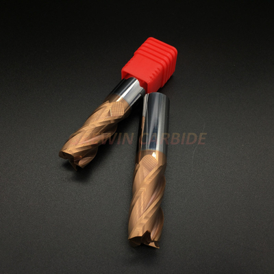 HRC55 4 Flutes Cnc Milling Cutter Solid Carbide End Mills For Steel/Cast Iron