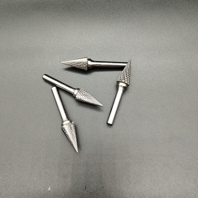 Type W Long Shank Carbide Burr Bits Set Welding Cooper Silver For Metal Processing