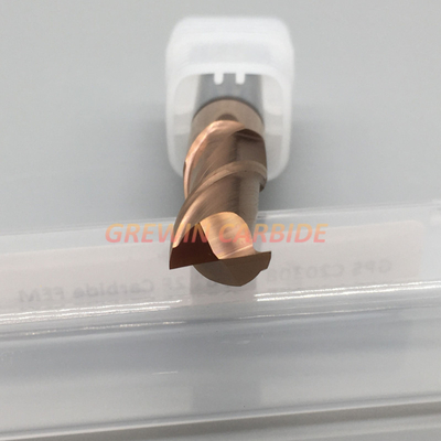 Tungsten Carbide Square End Mill 2 /4 Flutes Hrc55-58 Cutting Tools for steel
