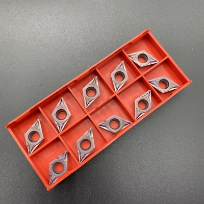 DCMT11T302 Carbide CNC Cutting Insert For Processing Stainless Steel