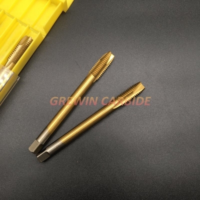 Gold High Speed Steel Tap HSS Spiral Flute Tap Through Blind Hole Tap Machine Tap