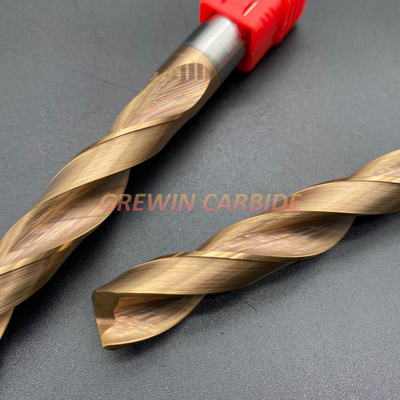 Solid Carbide Twist Drills Bits Extended Length Drilling Deep Holes In Steel