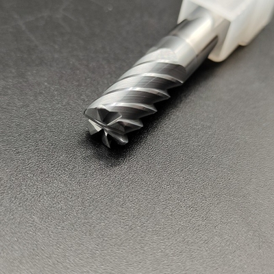 Flat Tungsten Carbide End Mill 6 Flutes HRC65 D4-D20mm With Altin Coating