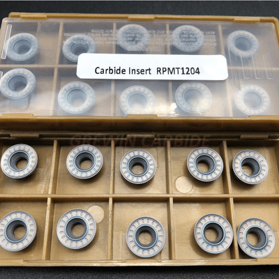 Tungsten Carbide RPMT Cutting Inserts Turning Round Insert CVD Coating